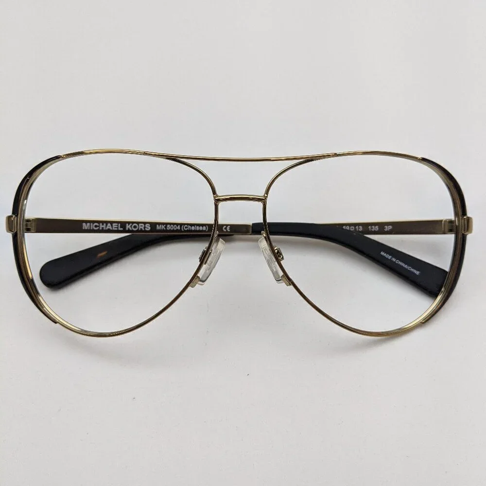 🕶️Frame only! Michael Kors CHELSEA MK5004-1014T5 Aviator Sunglasses / JLE731🕶️​